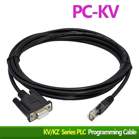 PC-KV RS232 Serials Cable Suitable KV KZ Series PLC Programming USB-KZ in Kuwait