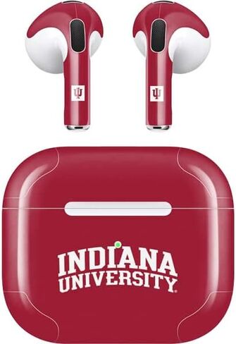 Skinit Decal Audio Skin Compatible with Apple AirPods (3rd Gen, 2021) - Officially Licensed Indiana University Hoosiers Design in Kuwait