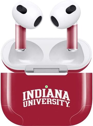 Skinit Decal Audio Skin Compatible with Apple AirPods (3rd Gen, 2021) - Officially Licensed Indiana University Hoosiers Design in Kuwait