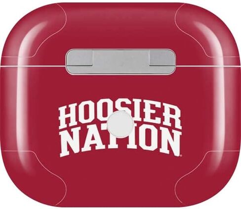 غلاف صوتي من Skinit متوافق مع Apple AirPods (الجيل الثالث، 2021) - تصميم Hoosier Nation المرخص رسميًا in Kuwait