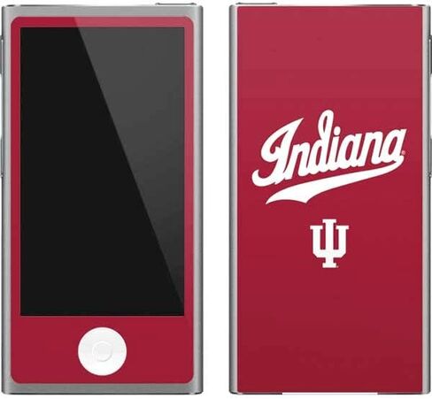 ملصق Skinit لمشغل MP3 متوافق مع iPod Nano (الجيل السابع و2012) - تصميم IU Hoosiers المرخص رسميًا من جامعة إنديانا in Kuwait