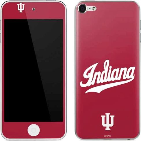 Skinit Decal MP3 Player Skin Compatible with iPod Touch (6th Gen 2015) - Officially Licensed Indiana University IU Hoosiers Design in Kuwait