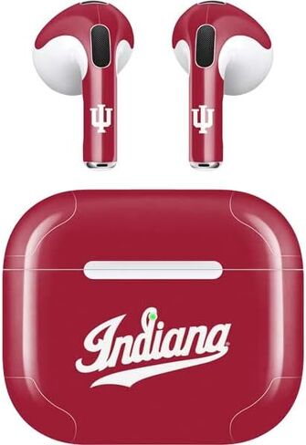 Skinit Decal Audio Skin Compatible with Apple AirPods (3rd Gen, 2021) - Officially Licensed IU Hoosiers Design in Kuwait