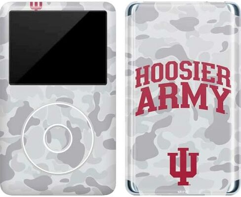 Skinit Decal MP3 Player Skin Compatible with iPod Classic (6th Gen) 80GB - Officially Licensed Indiana University Hoosier Army Design in Kuwait