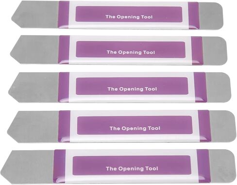 SUNGOOYUE 5Pcs Professional Opening Pry Tools, Ultrathin Metal Spudger Tool with Rubber Handle for Electronics Phone Tablet Laptop Repair in Kuwait