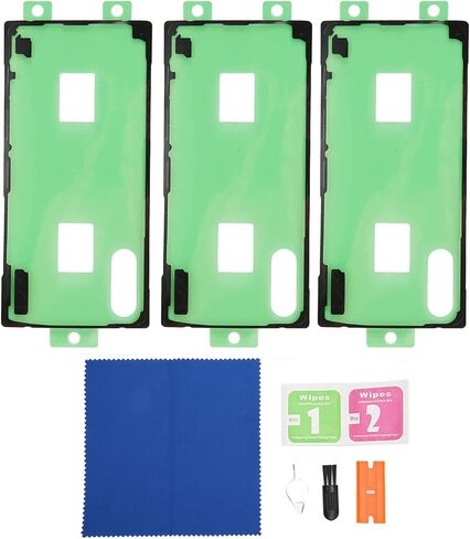شريط لاصق للغطاء الخلفي للبطارية، ملصق مزدوج الجوانب لهاتف Note 10 Plus N975 5G N976، مع ورق تنظيف و3 أشرطة in Kuwait
