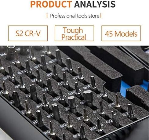 Precision Screwdriver Set 55-in-1 Torx Magnetic Bit Multifunctional Repair Phone Laptop Tool Kit in Kuwait