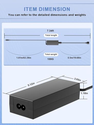 24V Power Supply Compatible with Epson Perfection & Workforce Scanner, Ac Adapter with 3-Pin Connector Tip for Epson TM Series, Star Micronics and Bixolon Thermal Receipt POS Printer in Kuwait