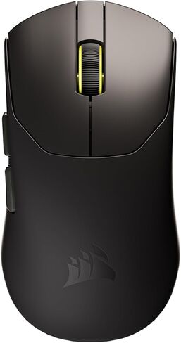 ماوس الألعاب اللاسلكي Corsair Sabre v2 PRO Ultralight FPS - 33000 نقطة في البوصة، وزن 36 جرام، فرط الاقتراع 8000 هرتز، مفاتيح ميكانيكية، عمر بطارية لاسلكي يصل إلى 70 ساعة، محور ويب - أسود (متجدد) in Kuwait