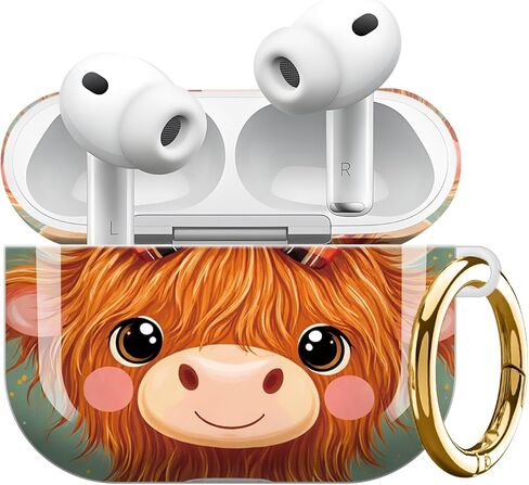 Compatible with Airpod Pro 3 Case–Secure Lock & Keychain,TPU Protection,Sleek Design,Full-Body Coverage for 3rd Gen Airpod Pro(Cute Guinea Pigs) in Saudi Arabia