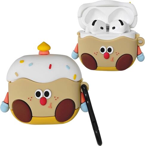 Compatible with AirPods 4 Case Cover, Compatible with Airpods 4th Generation 2024 Cute Cases Funny 3D Cartoon Anime Kawaii Cool Silicone Cover with Keychain (Spider) in Saudi Arabia