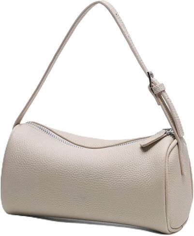 Genuine Leather Crossbody Bag for Women Small Hobo Bags Barrel Bag Crossbody Purse for Women with Adjustable Strap in Saudi Arabia