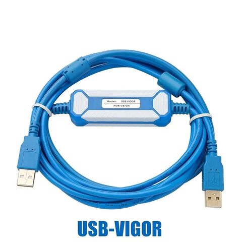 محول USB-Vigor مناسب لسلسلة VH VB M PLC كابل برجمة USB إلى RS232 تنزيل VBUSB200 PC-Vigor in Kuwait