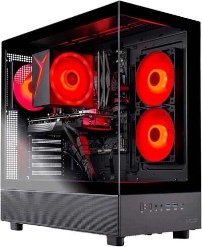 كمبيوتر Skytech Gaming Azure 3 للألعاب، AMD Ryzen 7 5700 3.7 جيجا هرتز، NVIDIA RTX 5060، 1 تيرابايت NVMe SSD، 32 جيجابايت DDR4 RAM 3200، 650 واط Gold PSU، Wi-Fi، Win 11، سطح المكتب in Kuwait