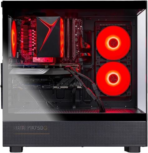 كمبيوتر Skytech Gaming Azure 3 للألعاب، AMD Ryzen 7 5700 3.7 جيجا هرتز، NVIDIA RTX 5060، 1 تيرابايت NVMe SSD، 32 جيجابايت DDR4 RAM 3200، 650 واط Gold PSU، Wi-Fi، Win 11، سطح المكتب in Kuwait