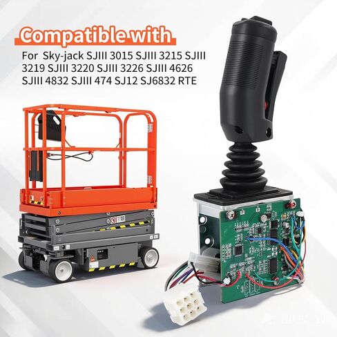 SJ-159111 Joystick Controller Compatible with Skyjack SJIII3015 SJIII3215 SJIII3219 SJIII3220 SJIII3226 SJIII4626 SJIII4832 SJ12 SJ6832 RTE Scissor Lift 159111AB for MC Motor Controlled Unit in Kuwait