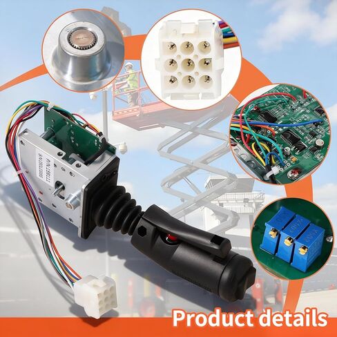 SJ-159111 Joystick Controller Compatible with Skyjack SJIII3015 SJIII3215 SJIII3219 SJIII3220 SJIII3226 SJIII4626 SJIII4832 SJ12 SJ6832 RTE Scissor Lift 159111AB for MC Motor Controlled Unit in Kuwait
