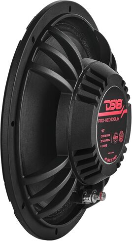 DS18 PRO-NEO10SLIM مكبر صوت نحيف متوسط ​​المدى مقاس 10 بوصات مزود برصاصة من الألومنيوم - 250 وات RMS، 500 وات بحد أقصى، 4 أوم - مكبر صوت Pro Shallow-Mount in Kuwait