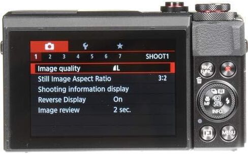 Canon PowerShot G7 X Mark II Digital Camera with 64 GB Card + LED Compact On-Camera Light + Premium Camera Case + 2 Batteries + Tripod (Renewed) in Kuwait