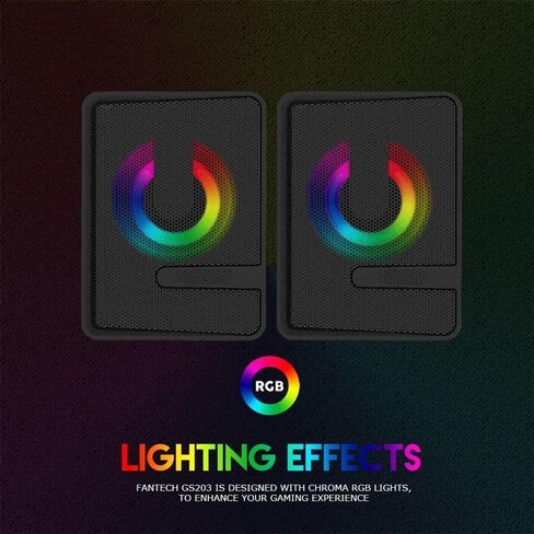 مكبر صوت سلكي للكمبيوتر، مضخم صوت ستيريو كامل المدى، صغير محمول RGB لسطح المكتب المحمول in Kuwait