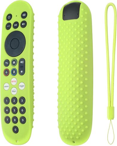 Hi Color Silicone Cover for Xumo Stream Box Remote PR3 Released 2025 Xumo Stream Box Spectrum Tv Remote Case Cover with Lanyard (Glow Blue) in Kuwait