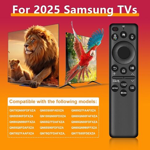 BN59-01480A / TM2360E AI Voice Remote Control with Rechargeable Solar Cell for Samsung TV,Compatible with Samsung 2023-2025 Neo QLED 8K Smart TVs, HDR Ultra HD in Kuwait