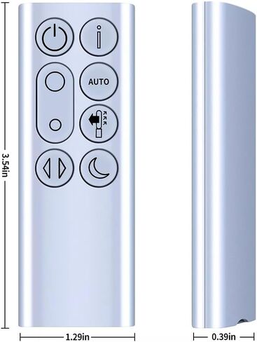 PZL Replacement Remote Control Compatible with Dyson Air Purifier Cool Autoreact Fan TP7A (Silver) in Kuwait