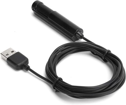 ميكروفون SUNGOOYUE USB، ميكروفون مكثف متعدد الاتجاهات للكمبيوتر المحمول مع غلاف ممتص للصوت مقاوم للغبار، لـ 8 10 OS X MSN Skype QQ (أسود) in Kuwait