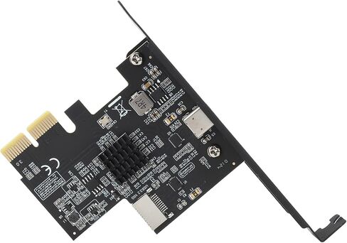 Pomya USB 3.2 Gen 2 Expansion Card with TypeC & TypeE Ports, 10Gbps High Speed PCIe Card for 10/11, Plug and Play, ASM3142 Chip in Kuwait