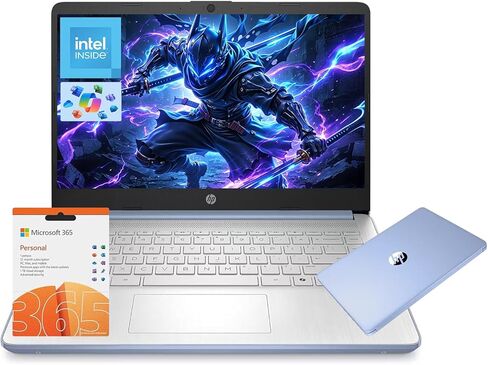 كمبيوتر محمول HP مقاس 14 بوصة (مخصص)، معالج Intel N150 (Beat i3)، ذاكرة وصول عشوائي 16 جيجابايت / 8 جيجابايت / 4 جيجابايت قابلة للترقية، بطاقة SD سعة 128 جيجابايت UFS + 128 جيجابايت، WiFi6 1-Y office 365 Copilot AI، كمبيوتر محمول رفيع خفيف لدراسة الطلاب W in Kuwait