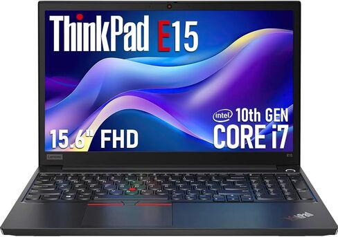 Lenovo ThinkPad E15 Gen1 15.6" FHD (1920 x 1080), Quad Core i7-10510U, 16GB DDR4 RAM, 512GB SSD, Type-C, HDMI, Windows 11 Pro (Renewed) in Kuwait