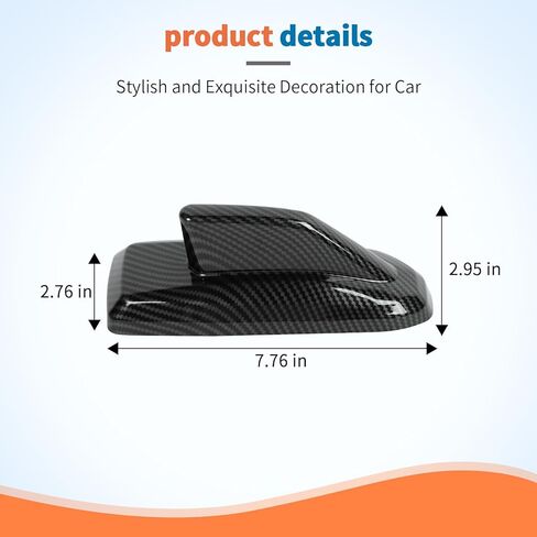 JeCar Carbon Fiber Shark Fin Antenna Cover Trim for 2019-2025 Chevrolet Silverado/Suburban/Tahoe/GMC-Yukon/GMC-Sierra/Cadillac Escalade in Kuwait