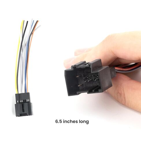 Radio Wiring Harness with Antenna Adapter Stereo Cable Adapter Compatible with 2007-2014 Silverado Sierra Suburban Tahoe,2007-2014 GMC Yukon, 2006-2017 Savana in Kuwait