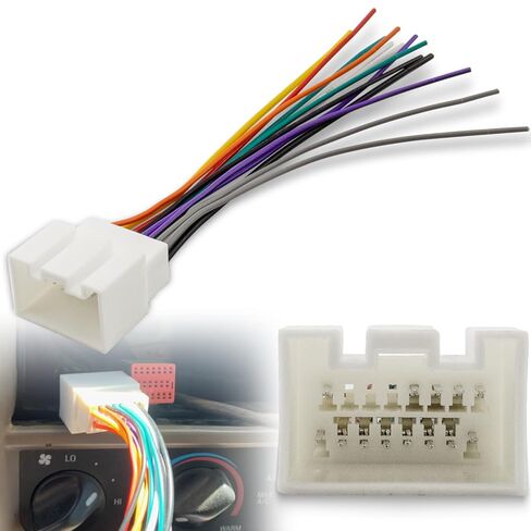Radio Wiring Harness Connector for Ford 1999-2006 F150/F250 Ranger Explorer Escape, 2001-2003 Mustang, 1998-2005 Lincoln Mercury in Kuwait