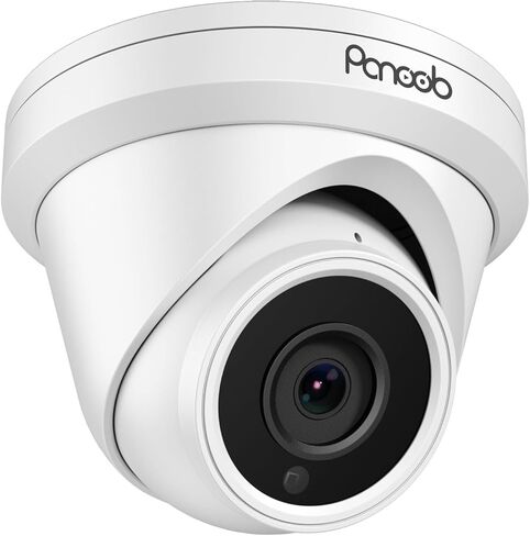 كاميرا مراقبة خارجية POE 4K 8MP UltraHD تجارية كاميرا مراقبة IP سلكية على شكل قبة مع ميكروفون مدمج للكشف عن المركبات البشرية IP67 مقاوم للطقس 100 قدم بالأشعة تحت الحمراء للرؤية الليلية موديل PD93A-4K-1 in Kuwait