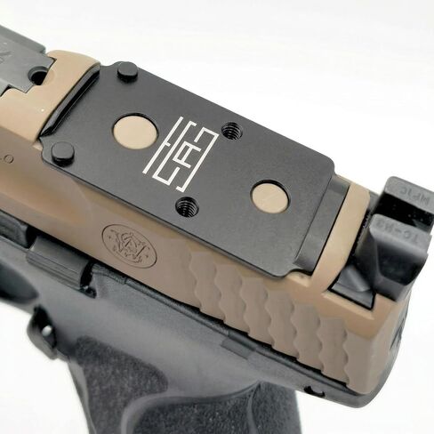 TSA® Adapter Plate for S&W® M&P® M2.0 C.O.R.E.2 – RMR® Footprint – Fits Trijicon® RMR®, Holosun® 407C 507C 508T – 7075 Type III Anodized Aluminum – Screws & Hex Key Included in Kuwait