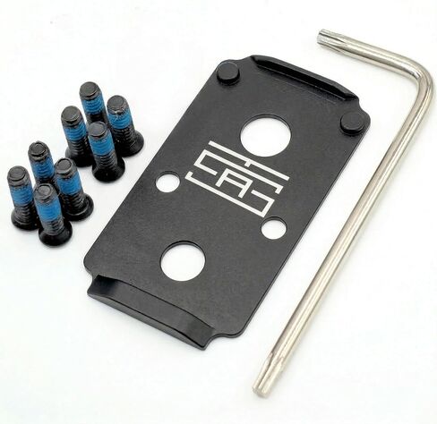TSA® Adapter Plate for S&W® M&P® M2.0 C.O.R.E.2 – RMR® Footprint – Fits Trijicon® RMR®, Holosun® 407C 507C 508T – 7075 Type III Anodized Aluminum – Screws & Hex Key Included in Kuwait