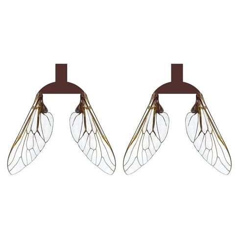 96 قطعة من جناح الذبابة الواقعية المقطوعة مسبقًا وأجنحة الحشرات الاصطناعية Stonefly Mayfly زجاجة سمك السلمون المرقط إغراء ربط المواد in Kuwait