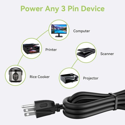 AC Power Cord Cable for Fender Passport 300 500 Pro Portable Powered PA System in Kuwait