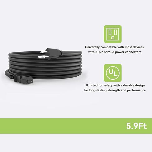 AC Power Cord Cable for Fender Passport 300 500 Pro Portable Powered PA System in Kuwait