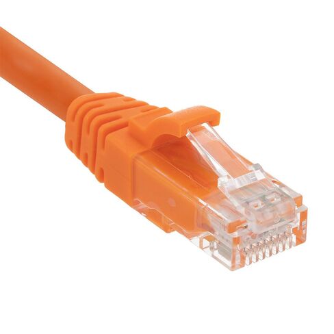 NavePoint Patch Cable, CAT6, UTP, 24AWG/7 * 0.18 MM, 5 Ft, 10 Pack, Orange in Kuwait