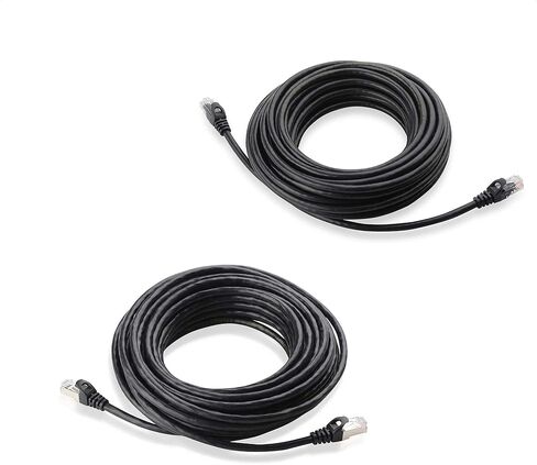 كابل Matters كابل إيثرنت Cat6 بطول 30 قدم (كابل Cat6، كابل Cat 6) باللون الأسود وكابل إيثرنت محمي بطول 35 قدم Cat6A (SSTP، SFTP) in Kuwait