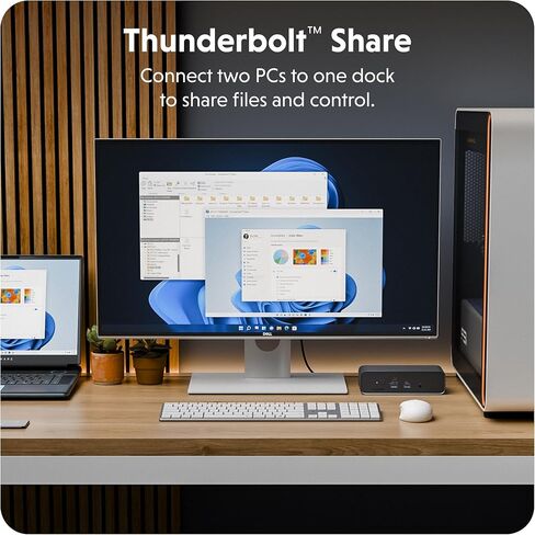 HyperDrive Next Thunderbolt 5 Dock with SSD Enclosure — 120Gbps Computer Docking Station with Triple 4K Display, Thunderbolt Share, M.2 PCIe Gen4 Slot, AI Module Support, USB-A, 2.5G Ethernet in Kuwait