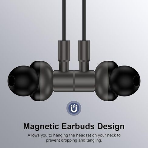 Wired Headphones Earbuds wtih Lightning Connector,MFi Certified Ear Buds Magnetic with Mic Volume Control HiFi Stereo,Noise Cancelling Earphones Compatible for iPhone 14 13 12 11 Pro Max X XS 8 7 Plus in Kuwait