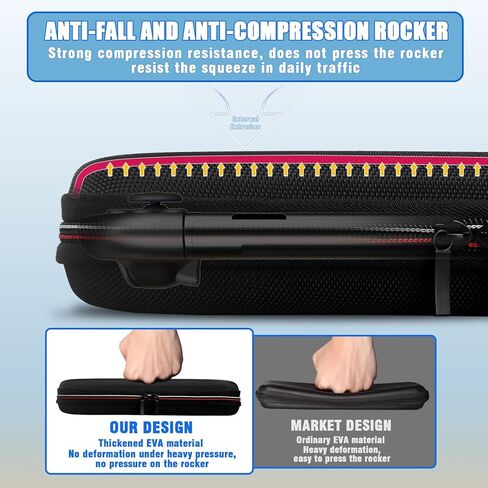 حقيبة حمل VGBUS لجهاز نينتندو سويتش 2 2025، حقيبة حماية صلبة محمولة للسفر مع جيوب لملحقات سويتش 2 - أسود in Kuwait