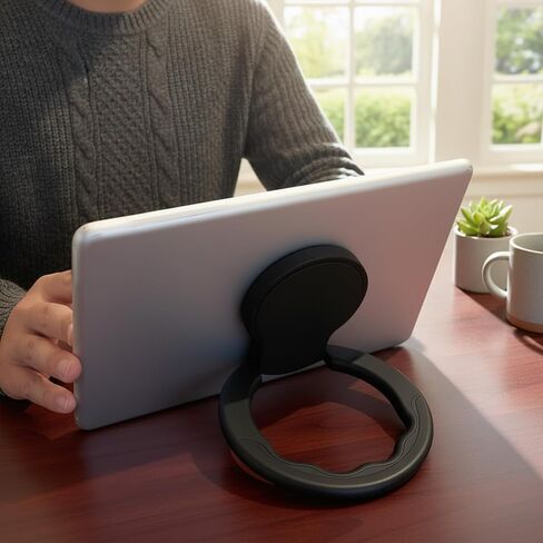 Tablet Stand Universal Tablet Hand Strap Holder with Hand Strap Rotating Sticky Tablets Stand Loop Fastening Handle Grip Portable Lightweight Handle Grip for All 7-11" Tablets in Kuwait