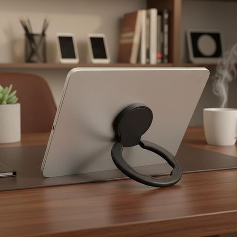 Tablet Stand Universal Tablet Hand Strap Holder with Hand Strap Rotating Sticky Tablets Stand Loop Fastening Handle Grip Portable Lightweight Handle Grip for All 7-11" Tablets in Kuwait