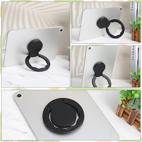 Tablet Stand Universal Tablet Hand Strap Holder with Hand Strap Rotating Sticky Tablets Stand Loop Fastening Handle Grip Portable Lightweight Handle Grip for All 7-11" Tablets in Kuwait