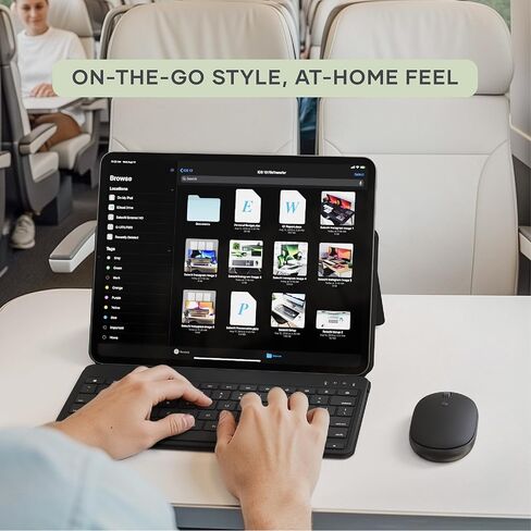 محور حامل Satechi USB-C ومحطة عمل قابلة للطي وماوس بلوتوث OntheGo مع بطارية USB C قابلة لإعادة الشحن للأجهزة اللوحية وأجهزة الكمبيوتر المحمولة in Kuwait