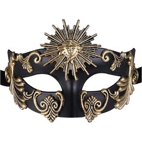 OIDEA Masquerade Masks for Men: Ancient Greek Egyptian Roman Sun God Half Face Mask Party Carnival Venetian Mardi Gras Mask